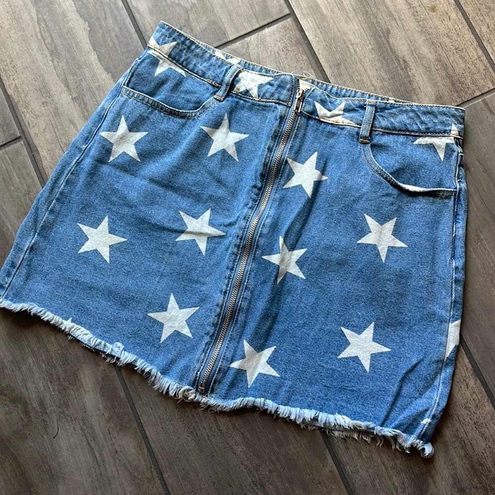 Altar’d State Star ⭐️ Denim Skirt 🌀🌀